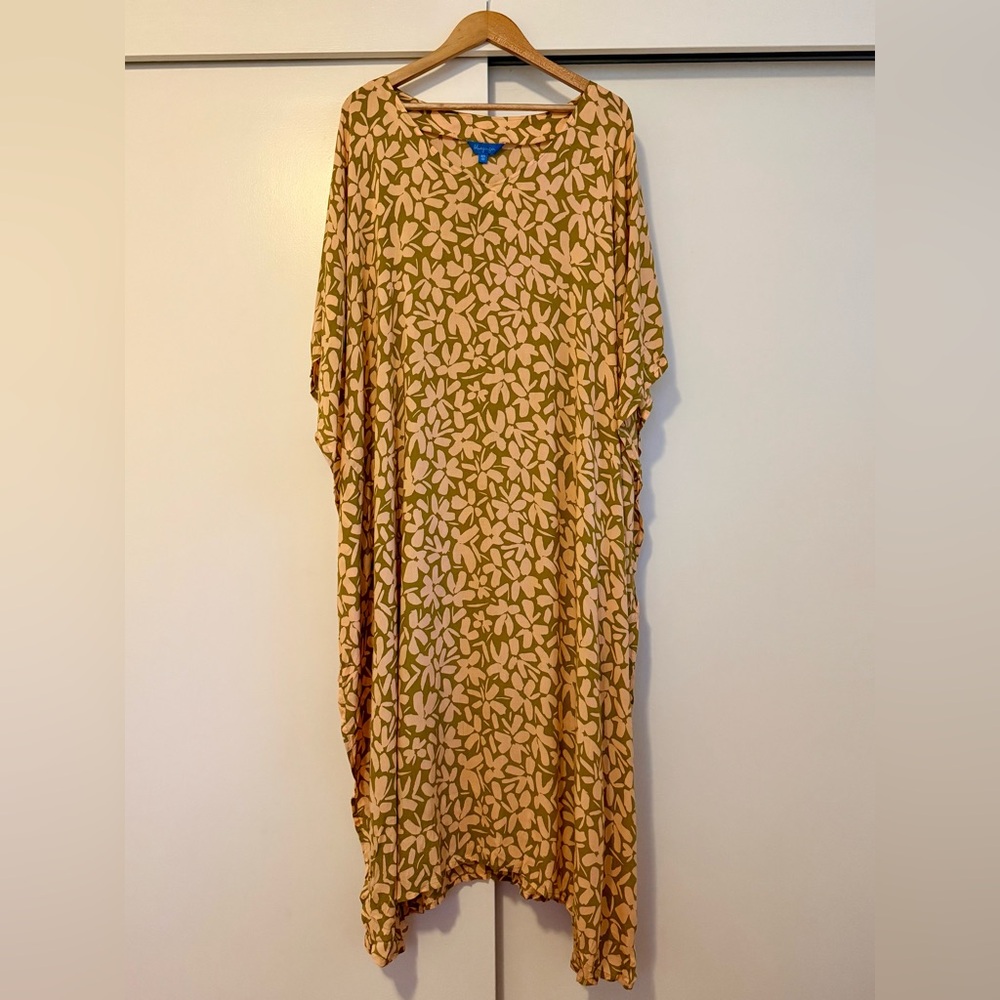 Blue Ginger Hawaii Caftan Dress One Size Fits All